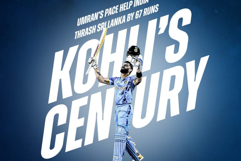 IND vs SL 1st ODI: Kohli’s century