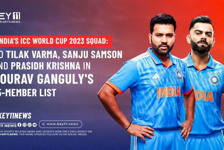 India's ICC World Cup 2023 Squad