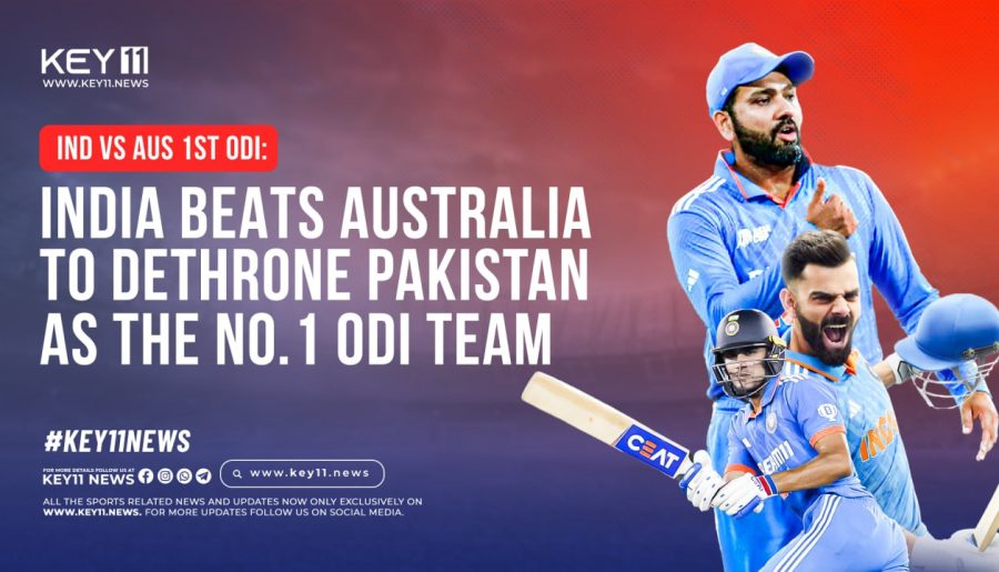 Ind Vs Aus, 1st ODI: India Beats Australia To Dethrone Pakistan As The No. 1 ODI Team