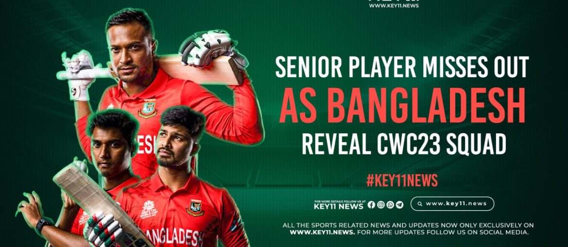 Bangladesh CWC23 Squad