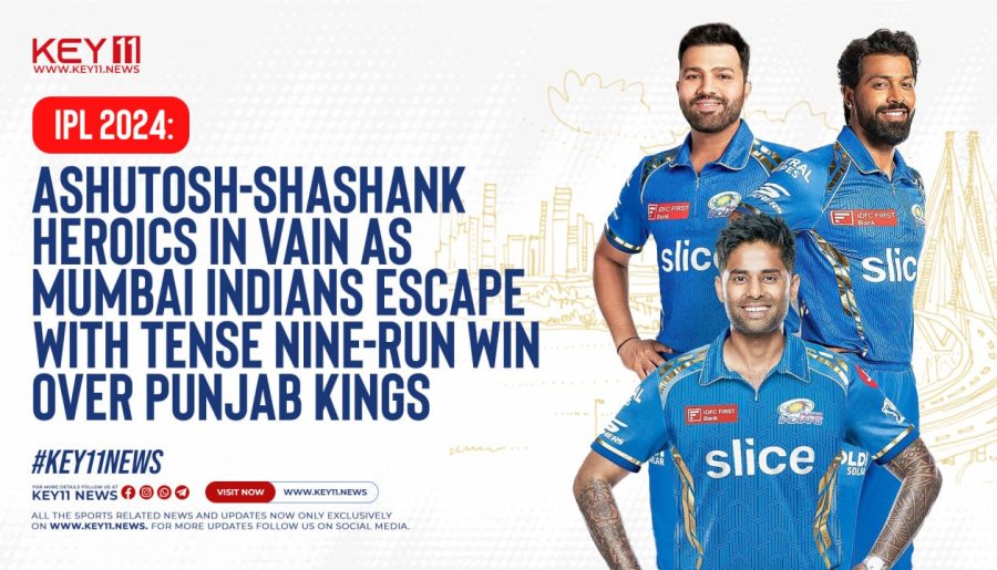 IPL 2024: Ashutosh-Shashank Heroics In Vain As Mumbai Indians Escape With Tense Nine-Run Win Over Punjab Kings